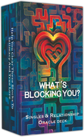 DPEHAKMK Whats Blocking You? Love Oracle Cards Singles Relationship Oracle Deck for Beginners Uncove