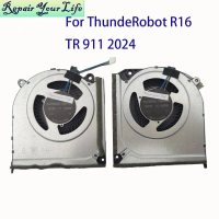 Laptop CPU Fan พัดลมระบายความร้อน CPU GPU สำหรับแล็ปท็อป Thunderobot TR 911 ZERO R16 2024 Eg75090s1-