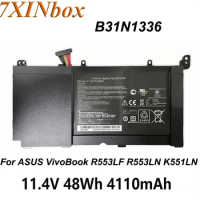 7XINbox B31N1336 11.4V 48Wh 4110mAh Laptop Battery For ASUS VivoBook R553L R553LF R553LN-DM553H K551LN K551LA K551LB S551 Series