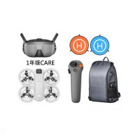 【DJI】NEO 掌上 空拍機 體感暢飛套裝+一年版CARE+SunLight FPV收納雙肩背包+PK-075停機坪(公司貨)