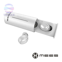 強強滾-MEES Fit1C 真無線藍芽耳機 藍牙耳機 防水耳機 白