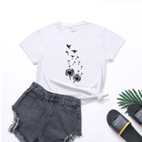 2025 Năm Mới Cotton Cổ Tròn Tay Ngắn T Áo Thun 2025 Quần Áo Nữ Ngoại Thương T Áo Sơ Mi Họa Tiết Caro