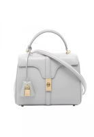 Celine Pre-Loved Celine 16 Sais Small Handbag leather Blue gray 2WAY