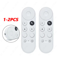 1-2PCS G9N9N Remote Control Replacement IR Remote Bluetooth Voice Remote Controller For Google TV Chromecast 4K Snow/ GA01920-US