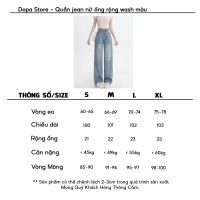 TOP Quần Jean Nữ Ống Rộng Wash Màu AVO AVOCADO Xanh Xám Vintage Retro Đứng Form Style Streetwear