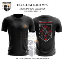 Arctic Tactical Malaysia Microfiber eyelet silkscreen Printed Tactical design T-Shirt Heckler & Koch