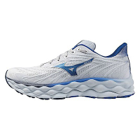 Mizuno Wave Sky 8 Sw [J1GC241101] 男 慢跑鞋 運動 超寬楦 穩定回彈 美津濃 灰白 藍