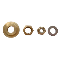 Propeller Installation Hardware Kits fit MERCURY 6HP-15HP Outboard Motos Thrust Washer/Spacer/Washer/Nut/Cotter Pin Included