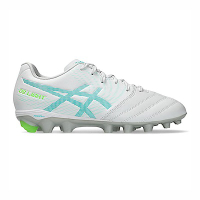 Asics DS Light JR GS [1104A054-100] 大童 足球鞋 運動 訓練 膠釘 白 湖水綠