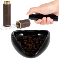 Coffee Beans Dosing Cup Trays and Spray Portable Humidifier Powder Anti Fly and Static Electricity Espresso Grinder Accessories