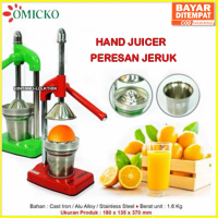 PERASAN JERUK STAINLESS /Alat Peras Buah Jeruk Omicko OM 031/Perasan Manual Omicko
