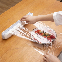 保鮮膜切割器食品保鮮膜收納盒帶切割器塑料滑刀家用保鮮膜切割器
