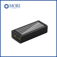 30000mah PD65W Two-Way Fast Charging Solar Power Bank Type-C Output For Laptop Notebook PC Charging Station PowerBank