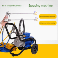 Automatic Latex Paint Spraying Machine Paint Machine Small High-Pressure Airless 220V/5300W Electric Paint Spray Gun
