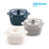 韓國sillymann 100%鉑金矽膠方形蒸蛋鍋(可進電鍋烤箱微波爐、可進洗碗機高溫清潔可沸水消毒)