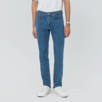 Quần Jean Nam EDWIN Dáng Ôm Vải Twill Co Giãn 802 Màu Xanh Biển