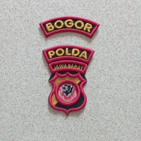Atribut perlengkapan satpam, bordir timbul 3D jawa barat dan bogor