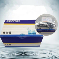 Electroplating waste water zinc colorimetric tube 0-10 heavy metal zinc ion detection kit rapid test package test strip