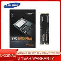 Original SAMSUNG 970 EVO Plus SSD 1TB 2TB 500GB NVMe M2 2280 MLC Internal Solid State Drive PCIe 3.0x4 SSD for Laptop Desktop