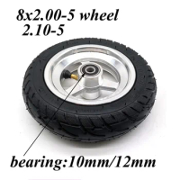 8x2.00-5 Tubeless Tire Wheel 2.10-5 for Kugoo C3 S3 S2 MINI Electric Scooter Modified Parts