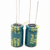 63V 220UF 10*17 high frequency low impedance aluminum electrolytic capacitor 220uf 63V 20%