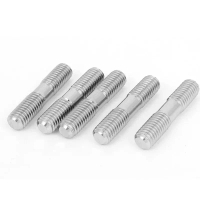 น็อตสตั๊ดเกลียวสองปลาย สแตนเลส เมตริก A2 5 ชิ้น M8 x 40mm/80mm
