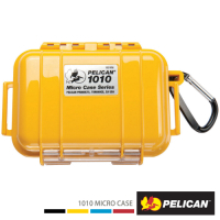 美國 PELICAN 1010 Micro Case 微型防水氣密箱-(黃)