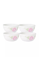 Corelle Corelle Vitrelle Tempered Glass 4 Pcs Rice Bowl - Country Rose