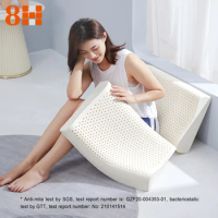 8H Thailand natural Latex Pillow For Neck Pain Protect Vertebrae Health Care Orthopedic Massage Pillows For Sleeping For Bedroom
