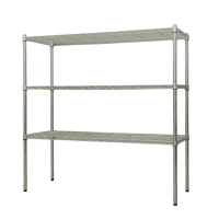 【dayneeds 日需百備】輕型 90x35x120公分 電鍍（鎖管）三層架(鐵力士架/收納層架/鞋架/展示架/層架/鐵架)