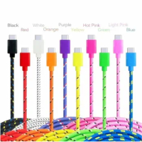 1m 2m 3m Round Fabric Braided Nylon Woven Wire 8pin USB Date Sync Charging Cable for iPhone XS Max XR X 8 7 IOS 10.x 1000pcs/lot