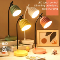 LED Table Lamp USB Desktop Student Bedroom Bedside Office Reading Study Night Light Desk Lamps Indoor Lighting Eye Protection