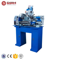 small metal bench lathe jyp250v drilling and milling machine manual lathe combo machine 3 in 1 function for sales