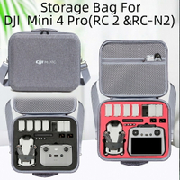 (無無人機)適用於 Dji Mini 4 Pro 收納袋帶屏幕收納袋兼容 RC 2RC-N2 遙控器