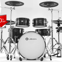 Lemon Drum E Drum Electronic Drum Set T950 Mesh Head 9-piece
