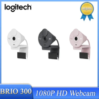 100% Original Logitech Brio 300 New HD Webcam Live Online Class Camera Computer Camera 1080P Camera Brio 300