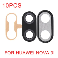 10 PCS Back Camera Bezel with Lens Cover &amp; Adhesive for Huawei Nova 3i