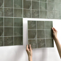 1/10pcs 3D Peel and Stick Wall Tile Self Adhesive Kitchen Backsplash Tile Sticker DIY Wall Panel Waterproof 3D Wall Sticker