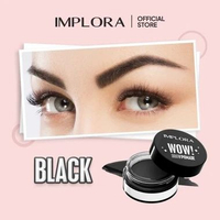 Implora Wow Brow Pomade | Eyebrow Pomade | Spoolie dan Kuas Alis black