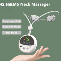 Xiaomi Neck Massager Portable Electric Massage Relaxer 15 Levels Adjustment Heating Pulse for Neck Shoulder Arm Leg Pain Relief