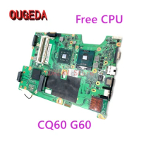 OUGEDA 578232-001 48.4FQ01.011 laptop motherboard For HP Compaq CQ60 G60 GL40 DDR2 Free CPU main board full tested