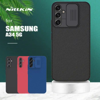 for Samsung Galaxy A34 5G 5G Case Nillkin CamShield Slide Camera Case Ultra-Thin Frosted Shield for Samsung A34 5G Lens Cover