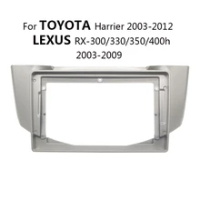 Car Radio Fascia For TOYOTA Harrier/LEXUS RX300/330/350/400h Auto Stereo Multimedia Player Double Din Dash Panel Frame Kit