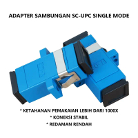 Adapter Sambungan Konektor SC UPC Fiber Optik FTTH CATV penyambung antar Konektor Barel FO