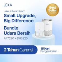 LEKA - AP7220 Desk Air Purifier - Pembersih Udara Mini Ringkas True HEPA13 Bundle Udara Bersih