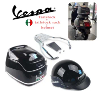 Motorcycle accessories Vespa Motorcycle Tailstock trunk Helmet Vespa Luggage Tailstock Rear Shelf Loading Tailstock Helmet