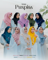 DZEERA - PUSPITA BERGO / jilbab instan list bahan jersey