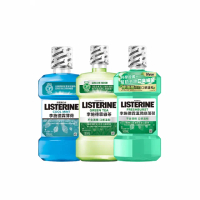 【Listerine 李施德霖】任選漱口水500ml(綠茶防蛀/薄荷/溫潤綠薄荷無酒精)