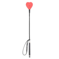 53.5CM PU Leather Heart-Shaped Horse Whip Premium Crops Equestrianism Paddles Riding Crop Horse Whips