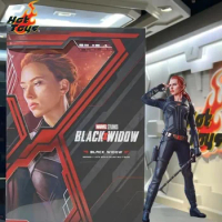 Marvel The Avengers Hottoys 1/6 MMS603 Black Widow 9.0 Scarlett Original Anime Action Figure Model Mainan Ornaments Model Toy